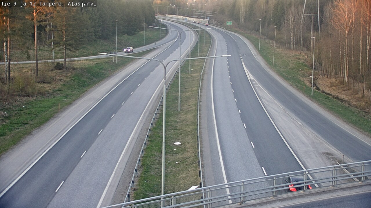 Weather Camera Image Väg 12 Tammerfors, Alasjärvi, Tampere, Pirkanmaa
