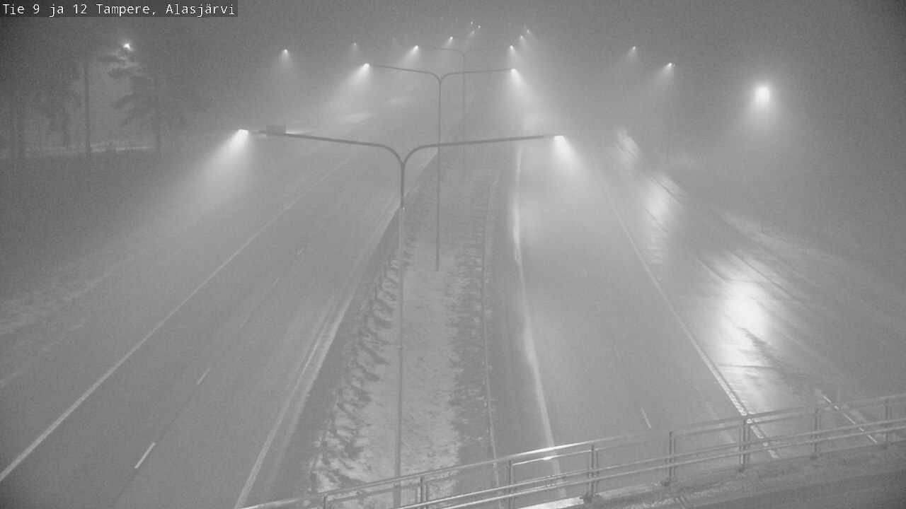 Weather Camera Image Väg 12 Tammerfors, Alasjärvi, Tampere, Pirkanmaa