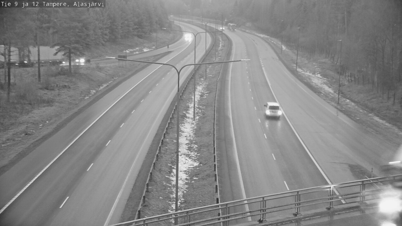 Weather Camera Image Road 12 Tampere, Alasjärvi, Tampere, Pirkanmaa