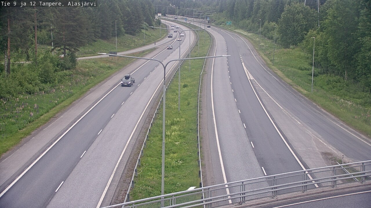 Weather Camera Image Väg 12 Tammerfors, Alasjärvi, Tampere, Pirkanmaa