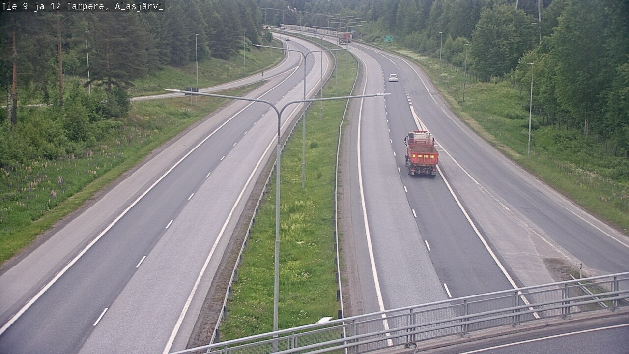 Weather Camera Image Väg 12 Tammerfors, Alasjärvi, Tampere, Pirkanmaa
