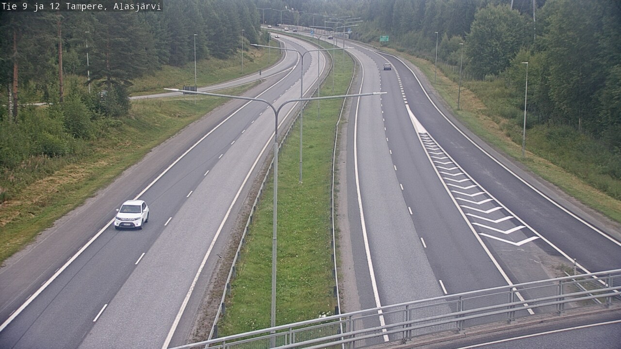 Weather Camera Image Road 12 Tampere, Alasjärvi, Tampere, Pirkanmaa