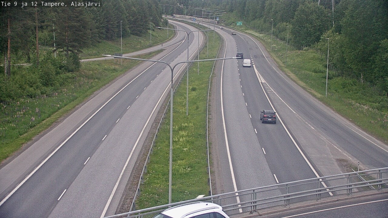 Weather Camera Image Väg 12 Tammerfors, Alasjärvi, Tampere, Pirkanmaa