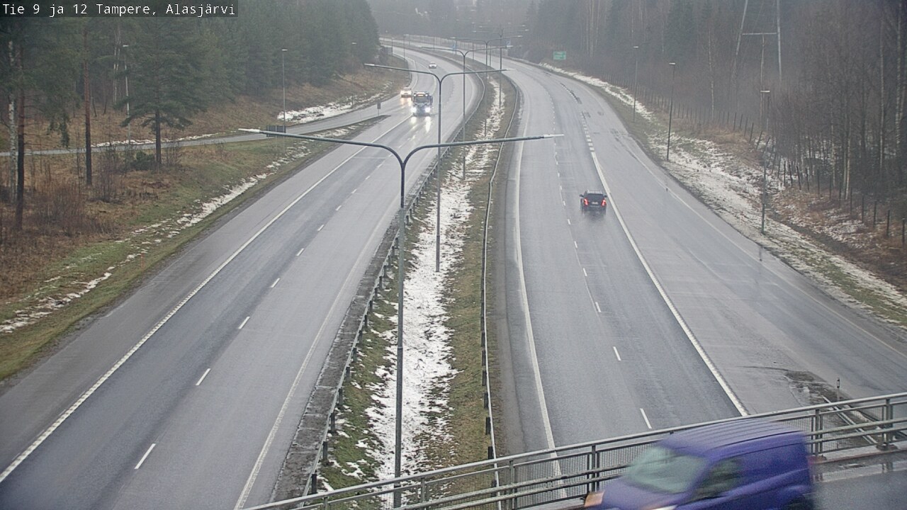 Weather Camera Image Road 12 Tampere, Alasjärvi, Tampere, Pirkanmaa