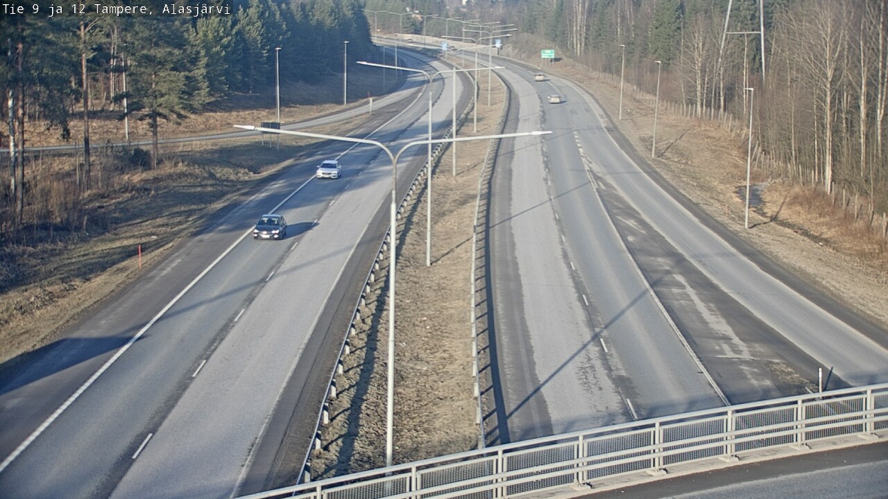 Weather Camera Image Road 12 Tampere, Alasjärvi, Tampere, Pirkanmaa