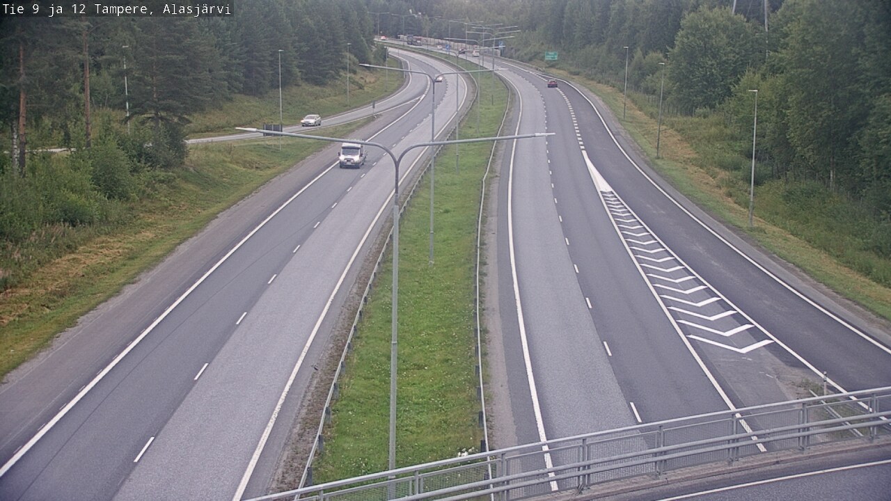 Weather Camera Image Road 12 Tampere, Alasjärvi, Tampere, Pirkanmaa