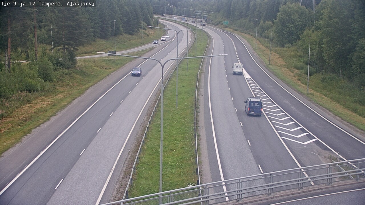 Weather Camera Image Road 12 Tampere, Alasjärvi, Tampere, Pirkanmaa