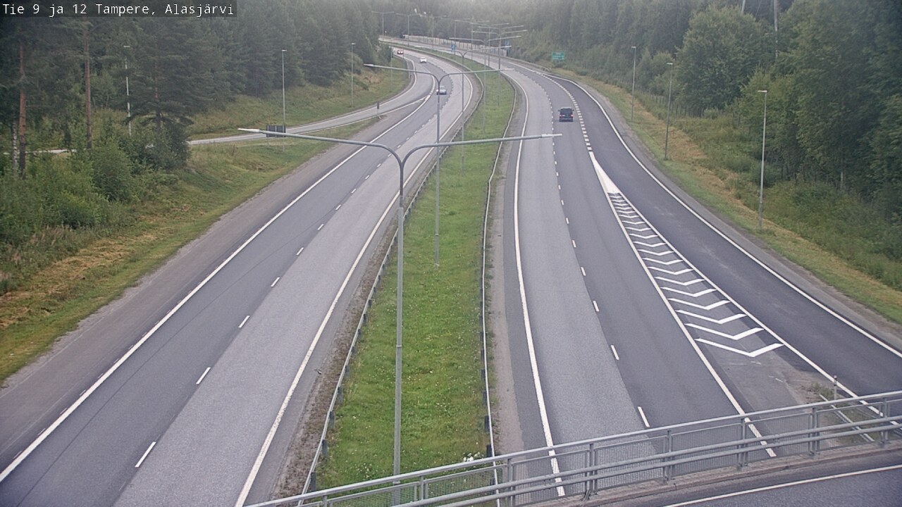 Weather Camera Image Road 12 Tampere, Alasjärvi, Tampere, Pirkanmaa