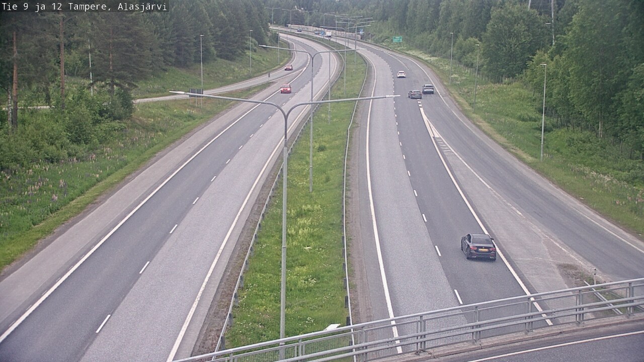 Weather Camera Image Väg 12 Tammerfors, Alasjärvi, Tampere, Pirkanmaa