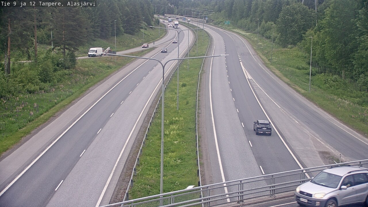 Weather Camera Image Väg 12 Tammerfors, Alasjärvi, Tampere, Pirkanmaa