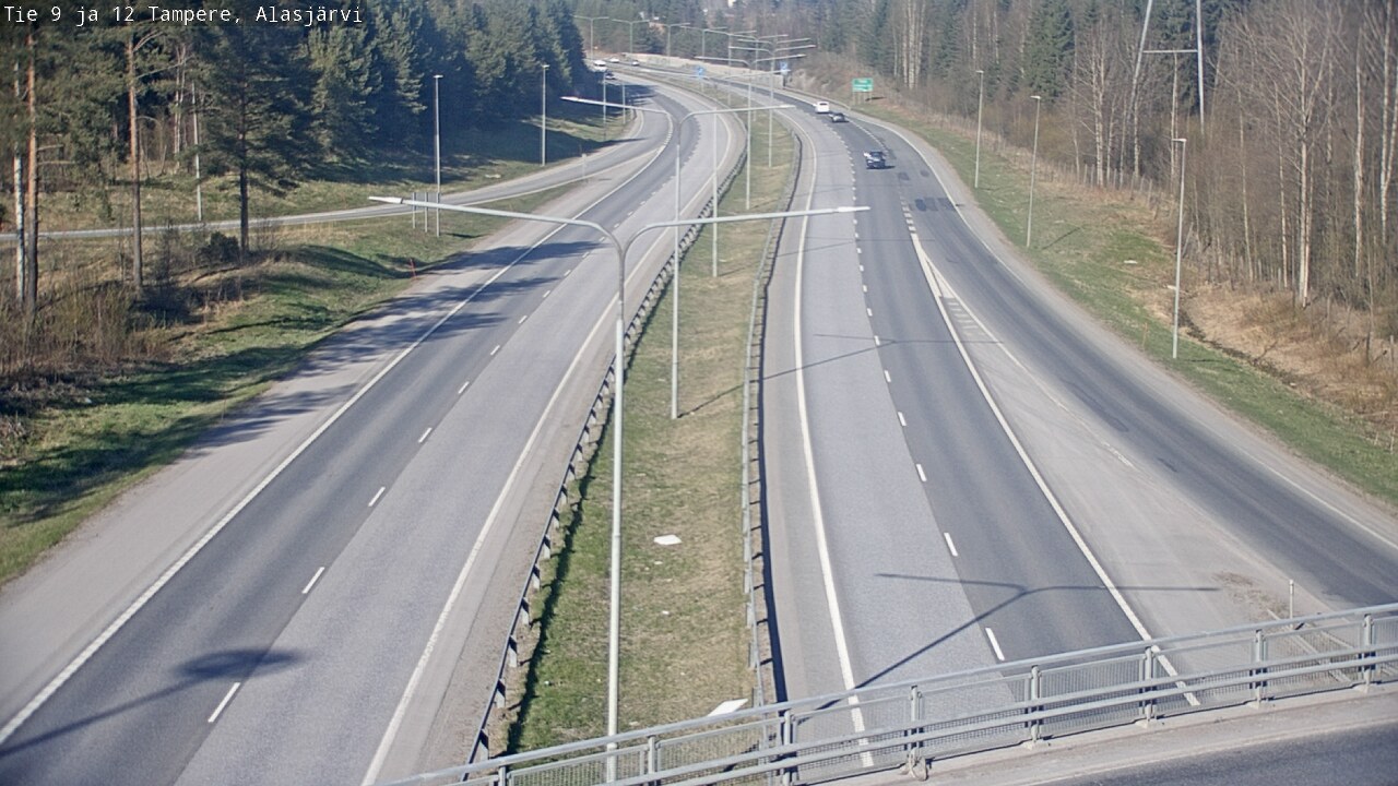 Kelikamerat Kuva Tie 12 Tampere, Alasjärvi, Tampere, Pirkanmaa