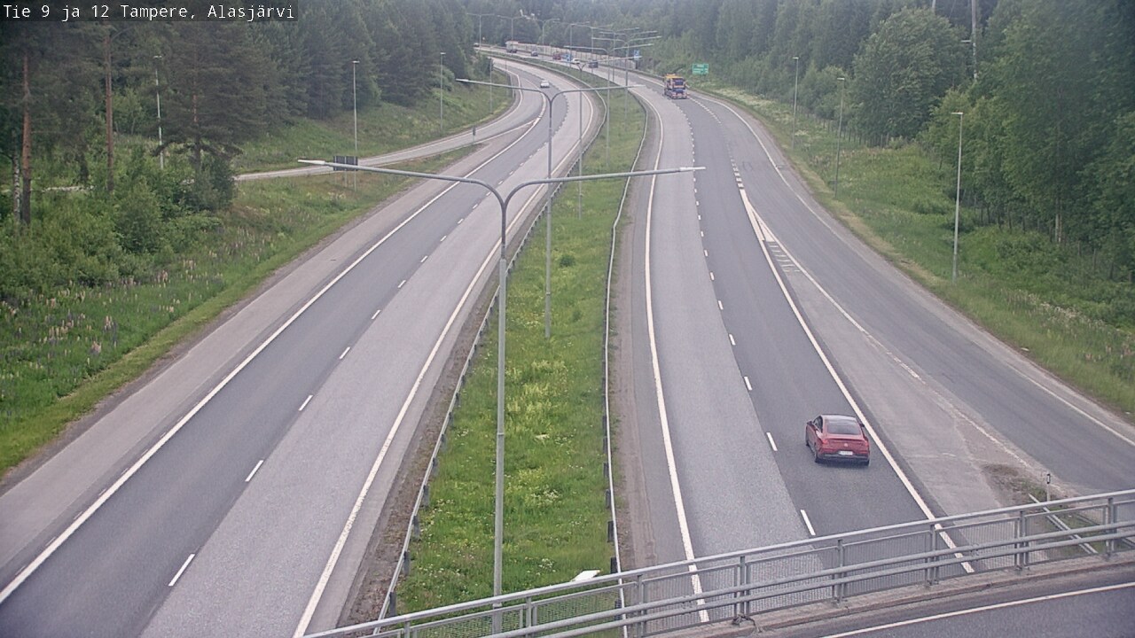 Weather Camera Image Väg 12 Tammerfors, Alasjärvi, Tampere, Pirkanmaa