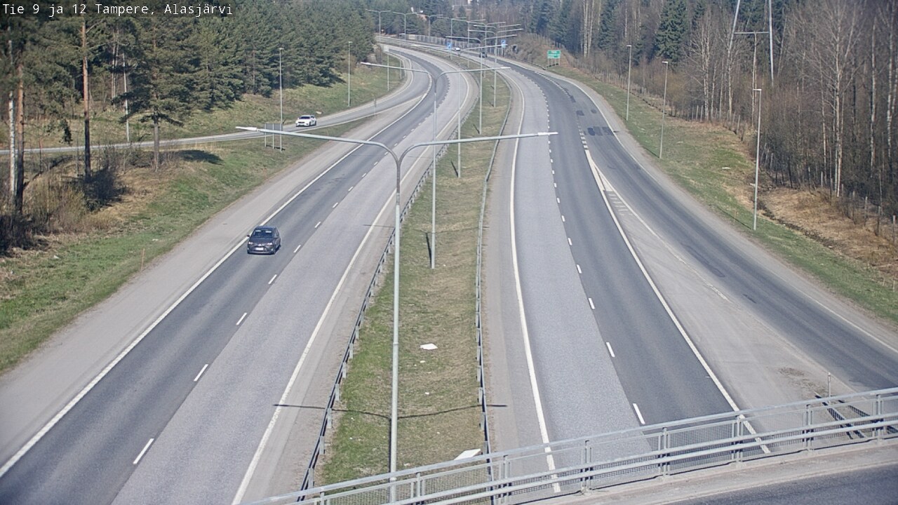 Kelikamerat Kuva Tie 12 Tampere, Alasjärvi, Tampere, Pirkanmaa