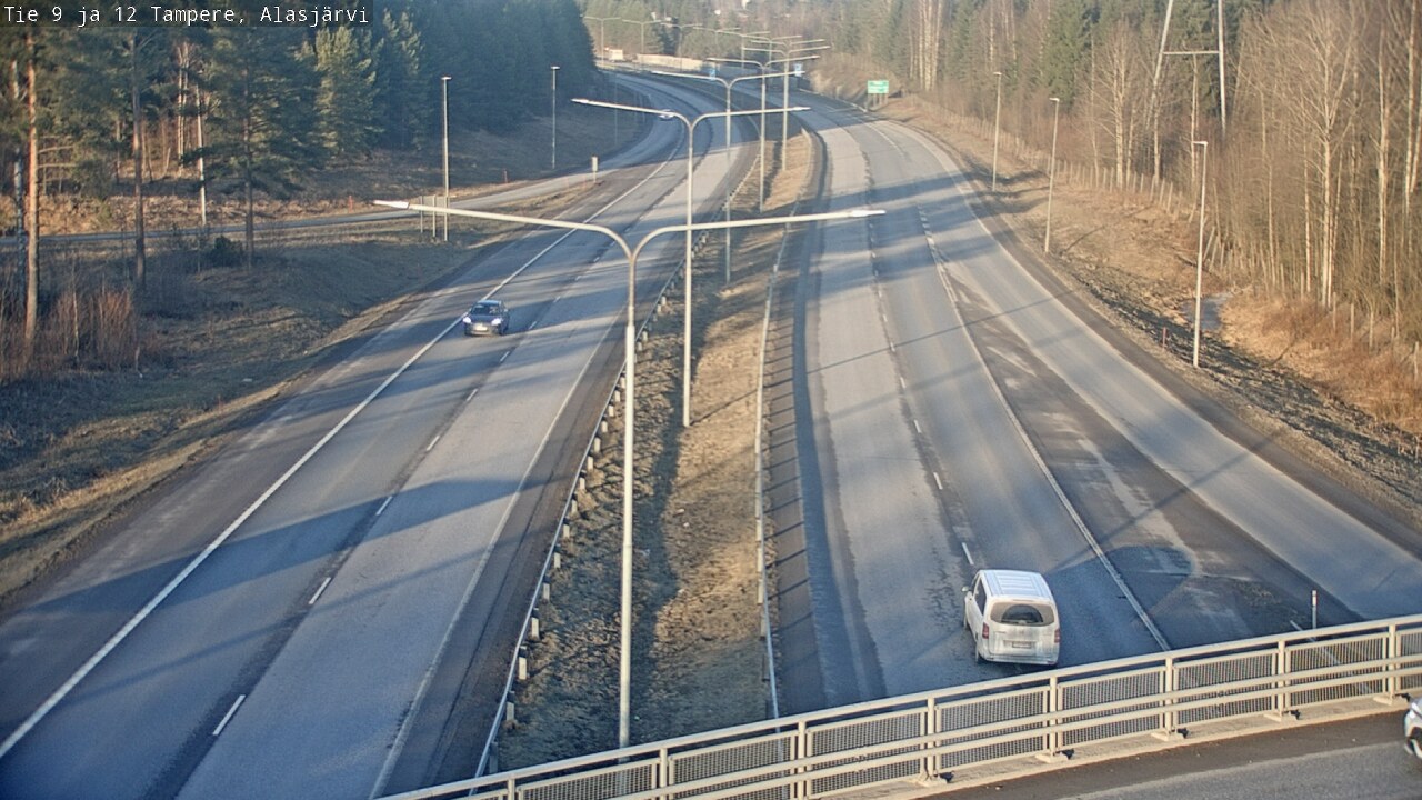 Weather Camera Image Road 12 Tampere, Alasjärvi, Tampere, Pirkanmaa