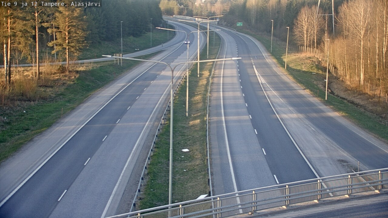 Kelikamerat Kuva Tie 12 Tampere, Alasjärvi, Tampere, Pirkanmaa