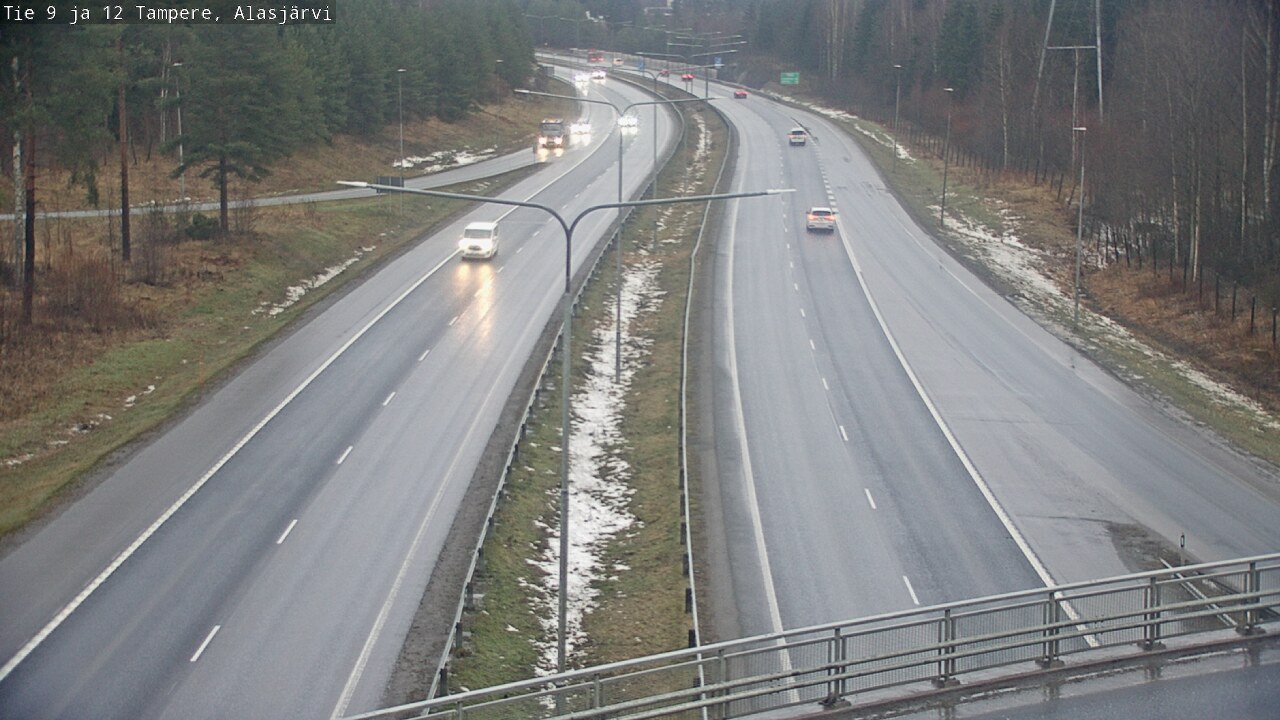 Weather Camera Image Road 12 Tampere, Alasjärvi, Tampere, Pirkanmaa