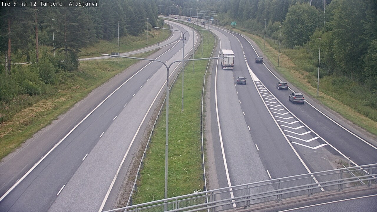 Weather Camera Image Road 12 Tampere, Alasjärvi, Tampere, Pirkanmaa