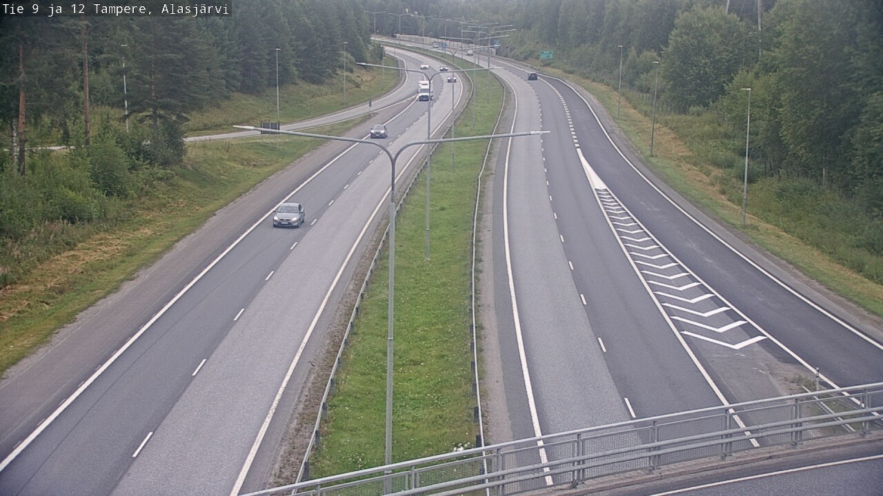 Weather Camera Image Road 12 Tampere, Alasjärvi, Tampere, Pirkanmaa