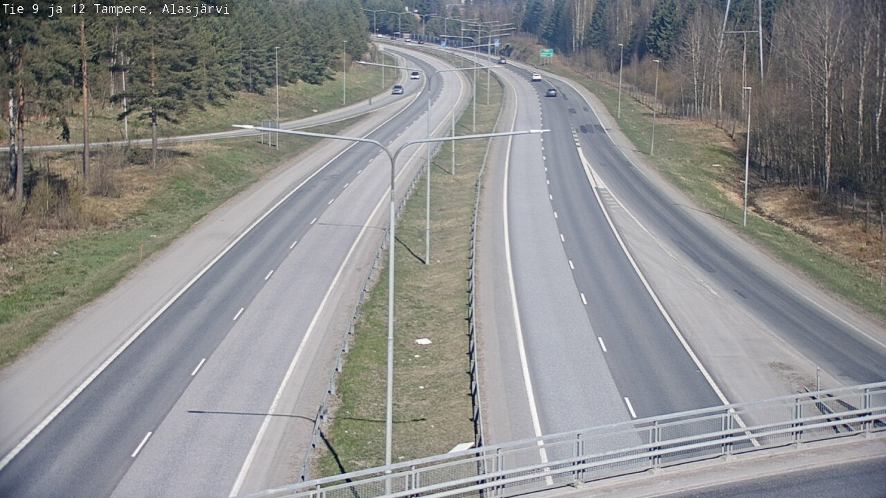 Kelikamerat Kuva Tie 12 Tampere, Alasjärvi, Tampere, Pirkanmaa