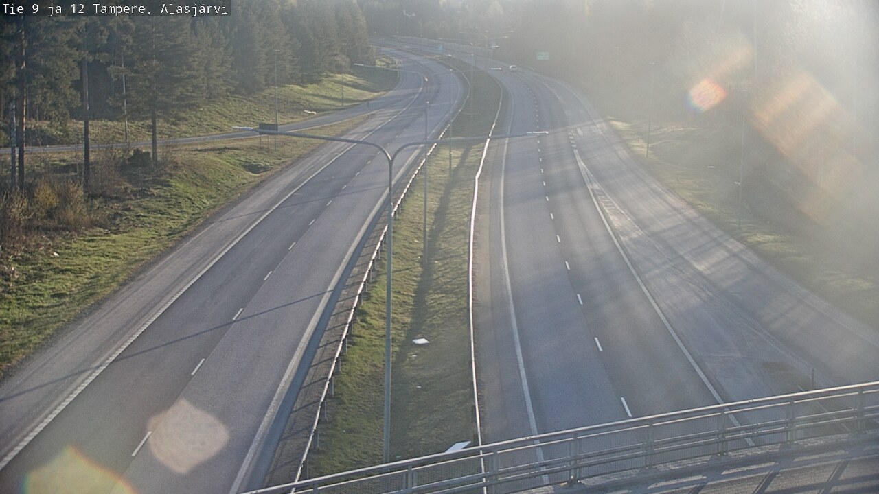 Kelikamerat Kuva Tie 12 Tampere, Alasjärvi, Tampere, Pirkanmaa
