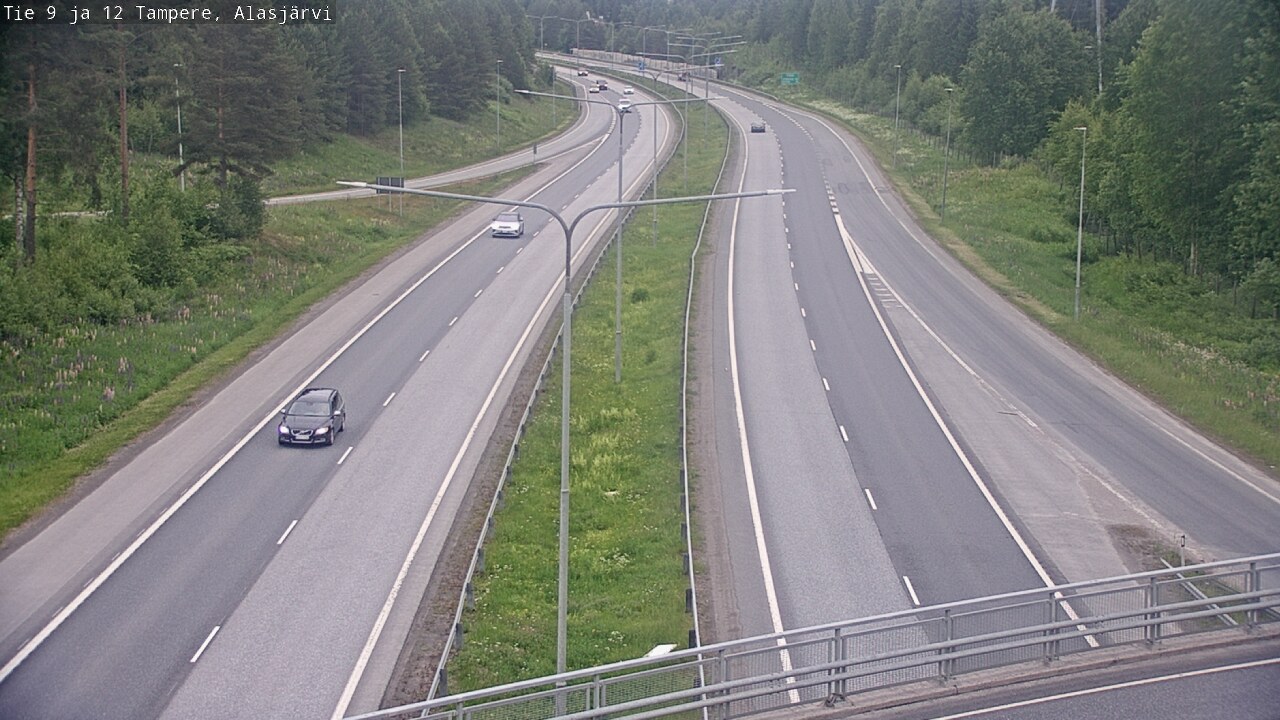Weather Camera Image Väg 12 Tammerfors, Alasjärvi, Tampere, Pirkanmaa