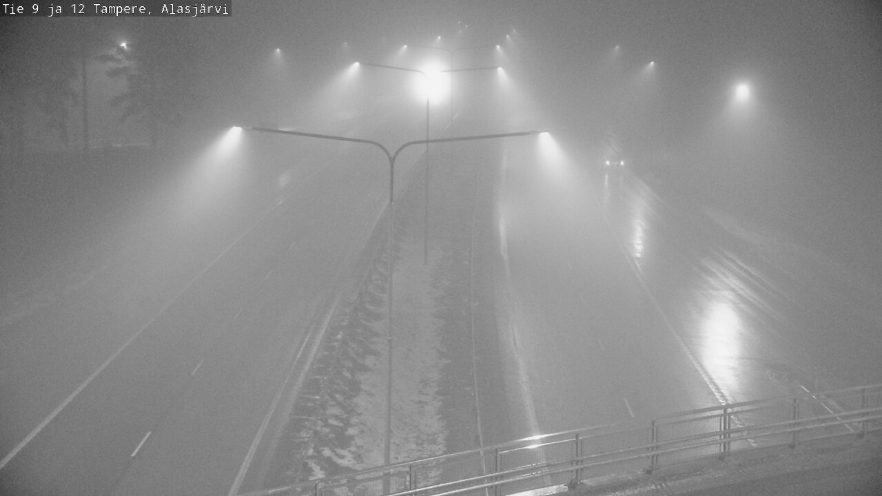 Weather Camera Image Väg 12 Tammerfors, Alasjärvi, Tampere, Pirkanmaa