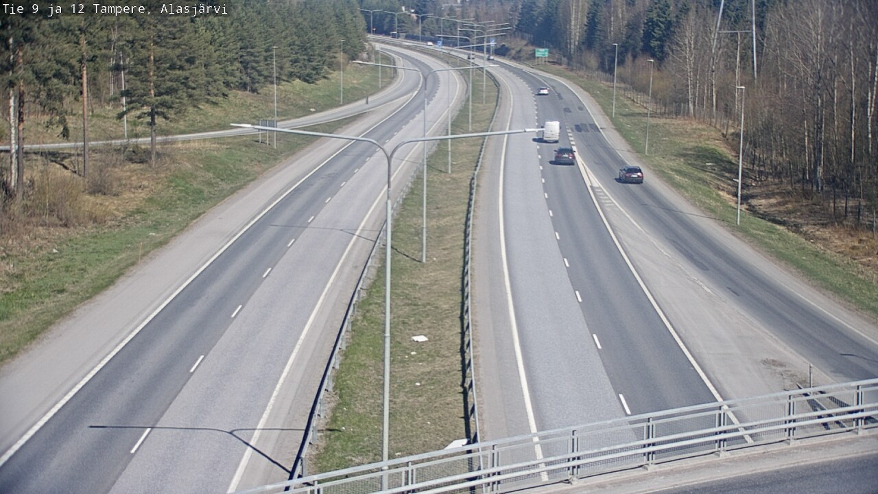 Kelikamerat Kuva Tie 12 Tampere, Alasjärvi, Tampere, Pirkanmaa