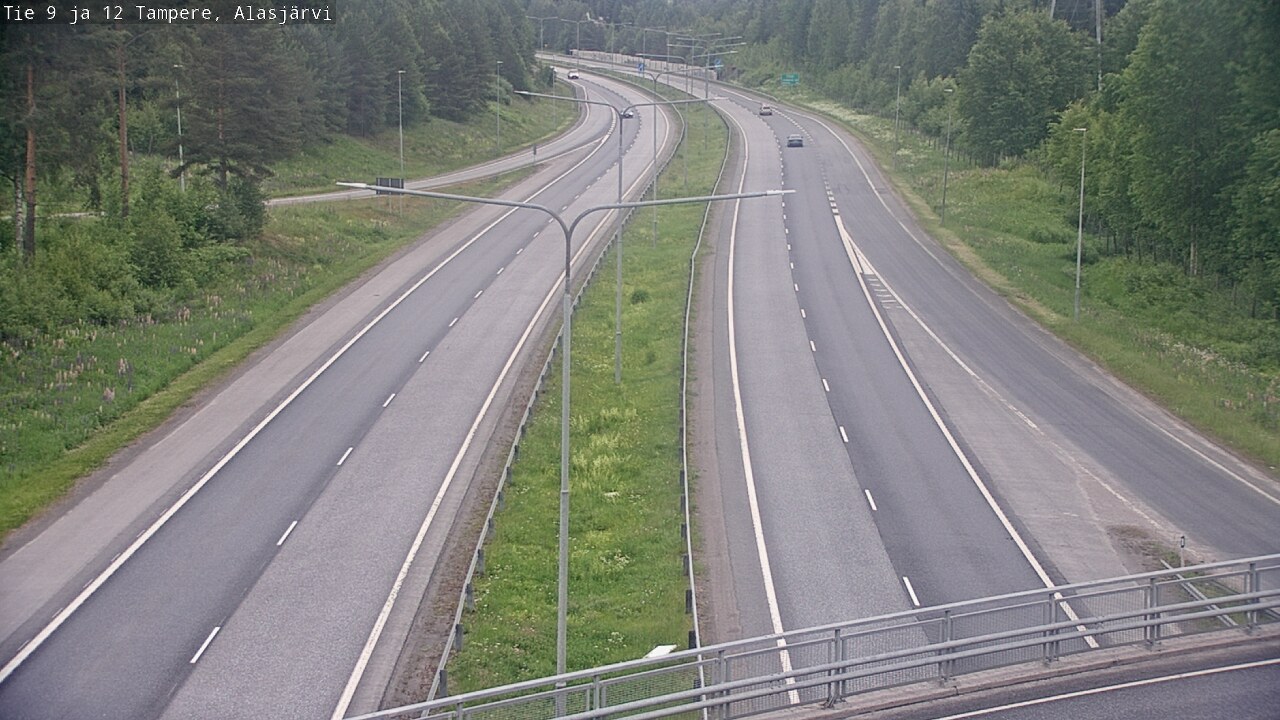 Weather Camera Image Väg 12 Tammerfors, Alasjärvi, Tampere, Pirkanmaa