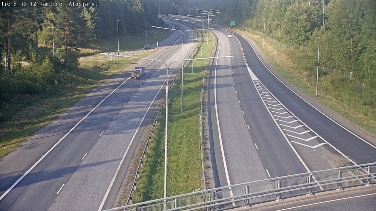 Kelikamerat Kuva Tie 12 Tampere, Alasjärvi, Tampere, Pirkanmaa