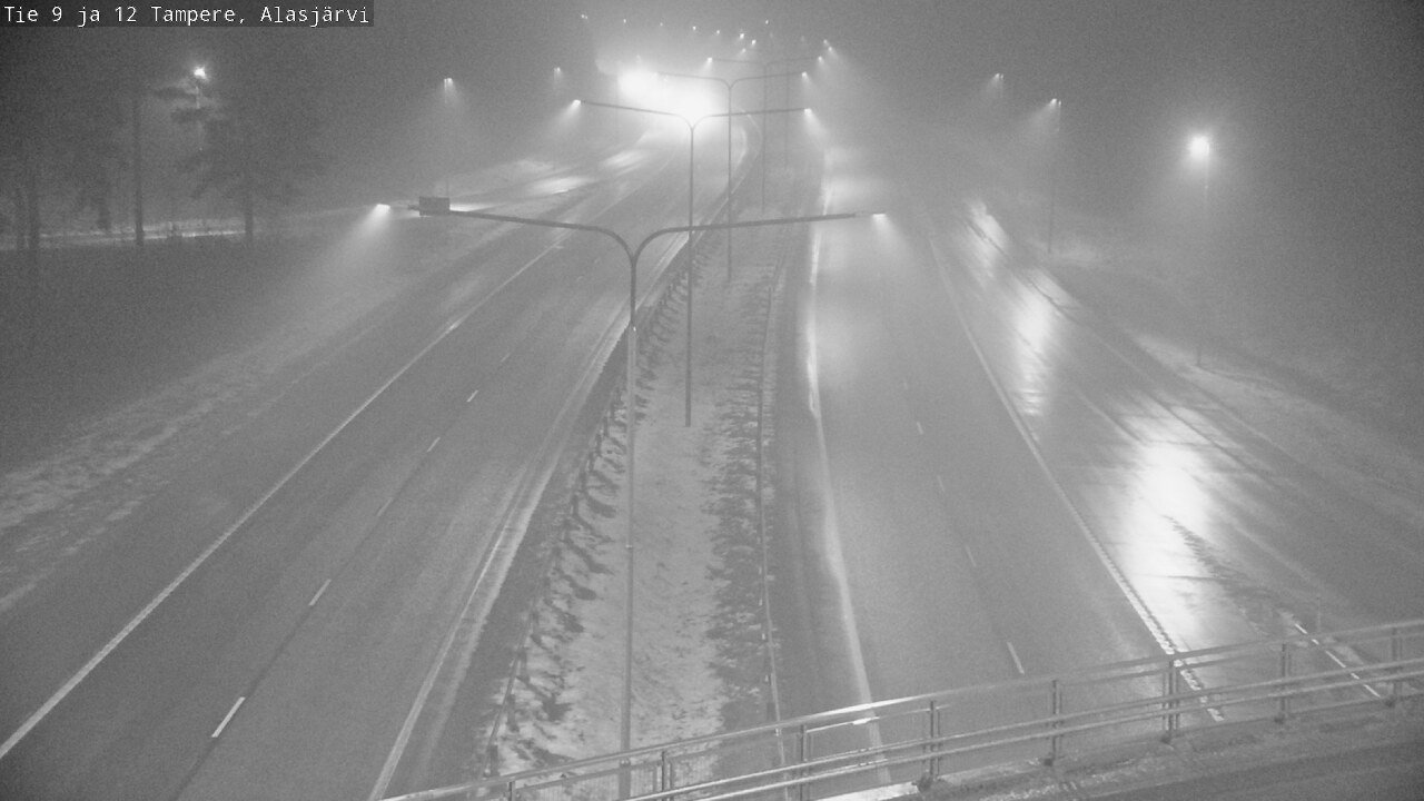 Weather Camera Image Väg 12 Tammerfors, Alasjärvi, Tampere, Pirkanmaa