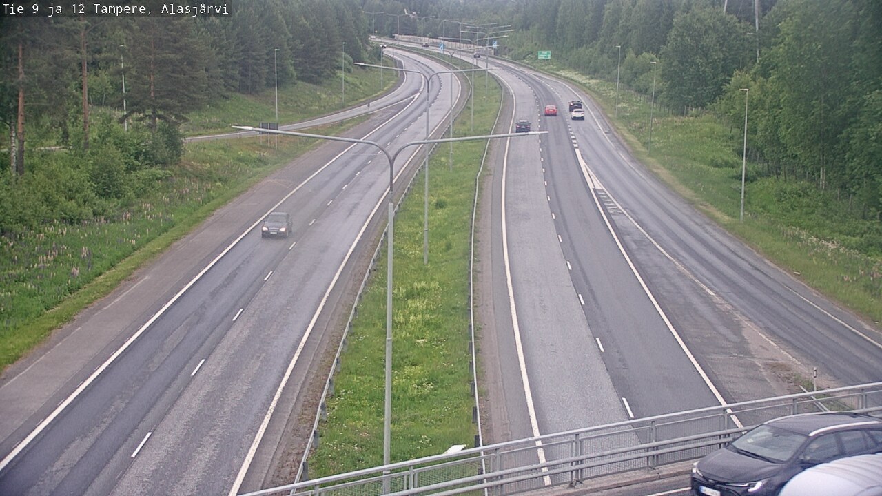 Weather Camera Image Väg 12 Tammerfors, Alasjärvi, Tampere, Pirkanmaa