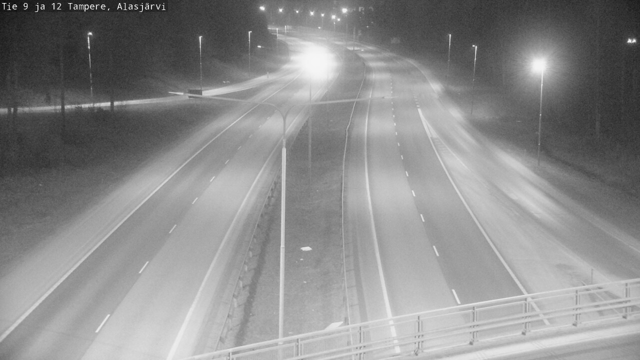 Weather Camera Image Väg 12 Tammerfors, Alasjärvi, Tampere, Pirkanmaa