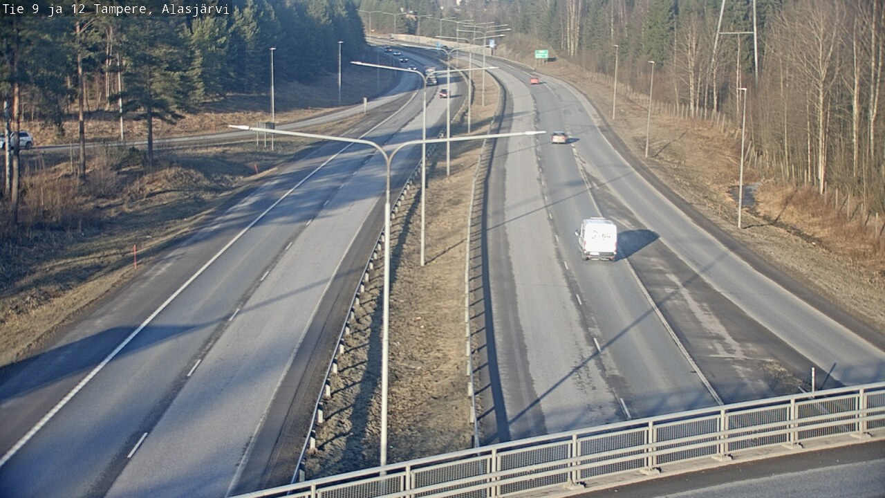 Weather Camera Image Road 12 Tampere, Alasjärvi, Tampere, Pirkanmaa