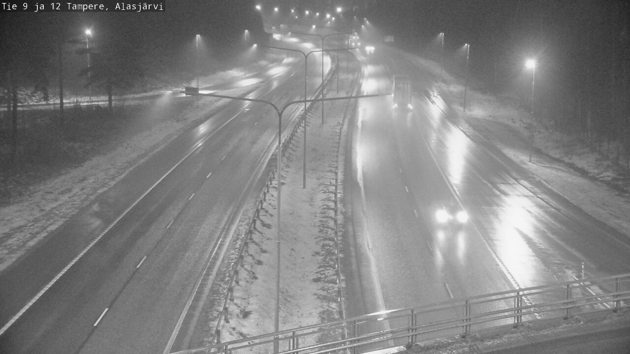 Weather Camera Image Väg 12 Tammerfors, Alasjärvi, Tampere, Pirkanmaa