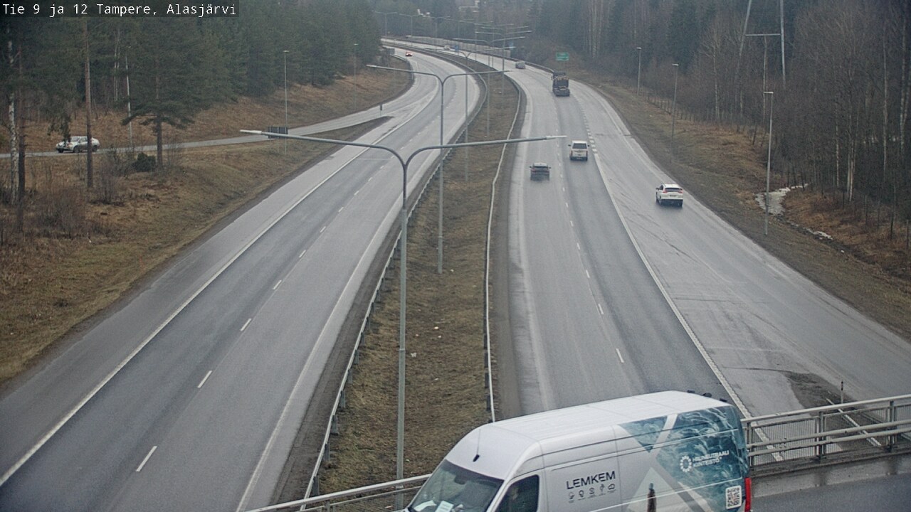 Kelikamerat Kuva Tie 12 Tampere, Alasjärvi, Tampere, Pirkanmaa