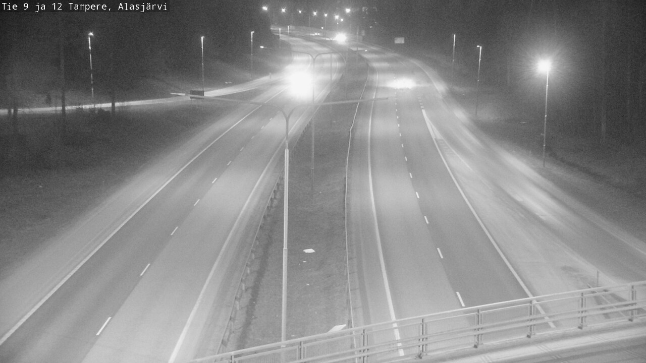 Weather Camera Image Väg 12 Tammerfors, Alasjärvi, Tampere, Pirkanmaa