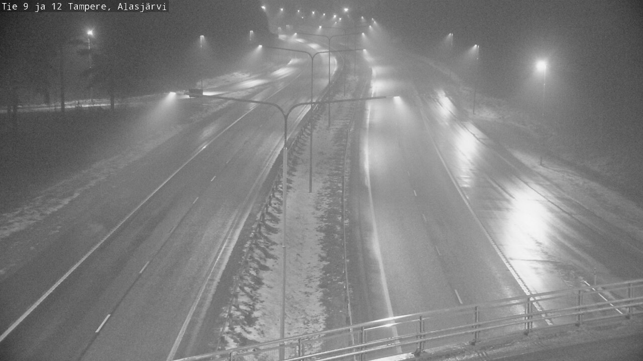 Weather Camera Image Väg 12 Tammerfors, Alasjärvi, Tampere, Pirkanmaa