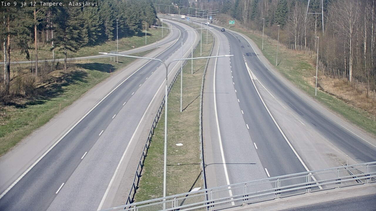 Kelikamerat Kuva Tie 12 Tampere, Alasjärvi, Tampere, Pirkanmaa