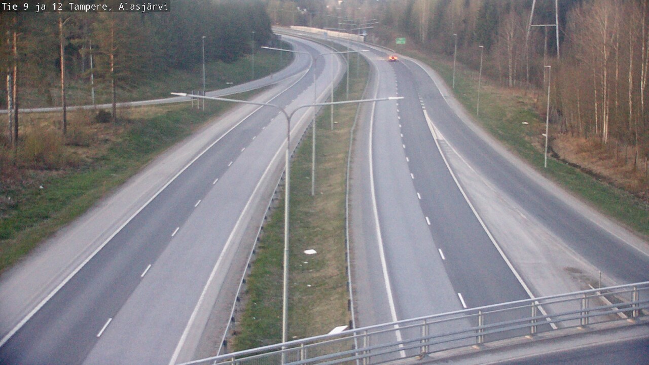 Weather Camera Image Väg 12 Tammerfors, Alasjärvi, Tampere, Pirkanmaa