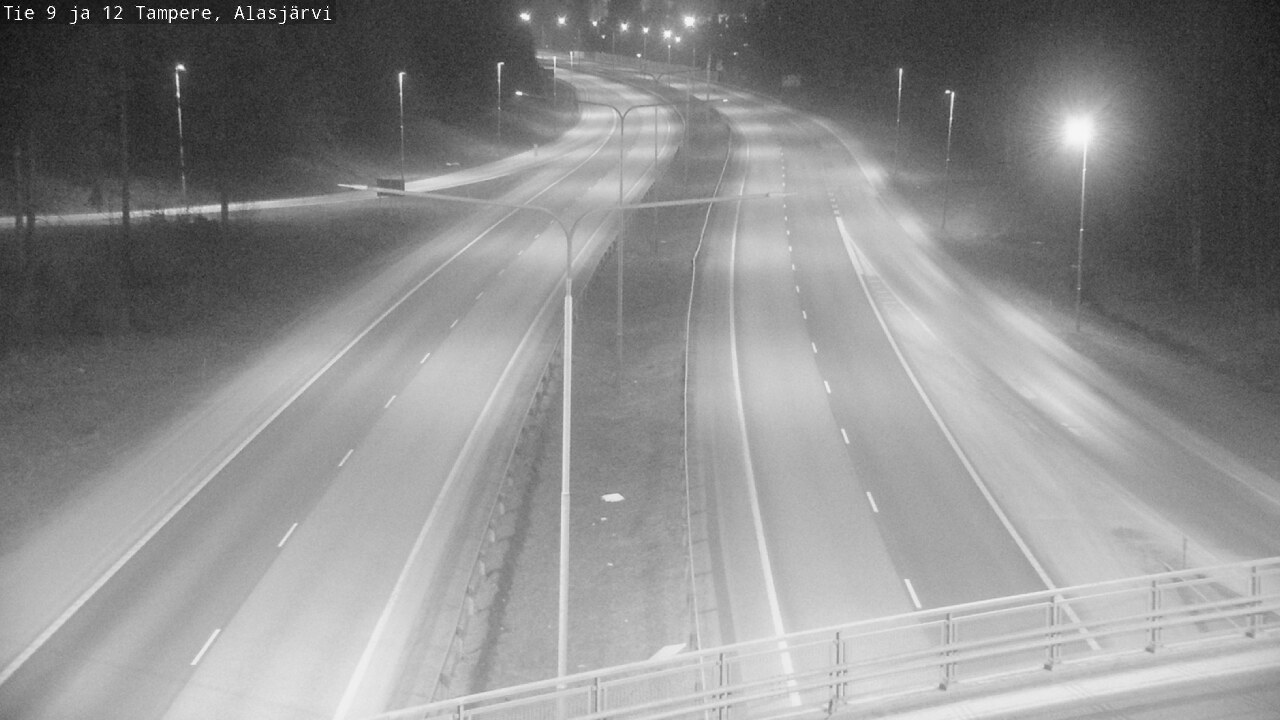 Weather Camera Image Väg 12 Tammerfors, Alasjärvi, Tampere, Pirkanmaa