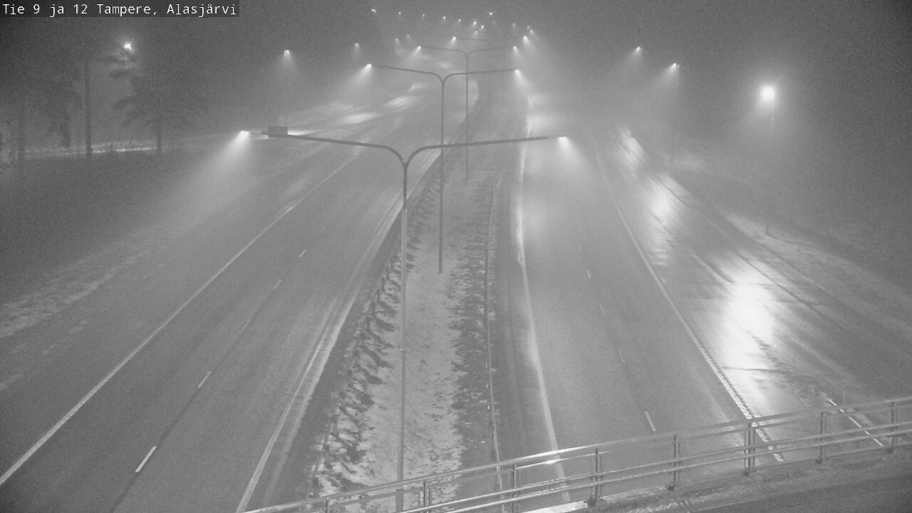 Weather Camera Image Väg 12 Tammerfors, Alasjärvi, Tampere, Pirkanmaa