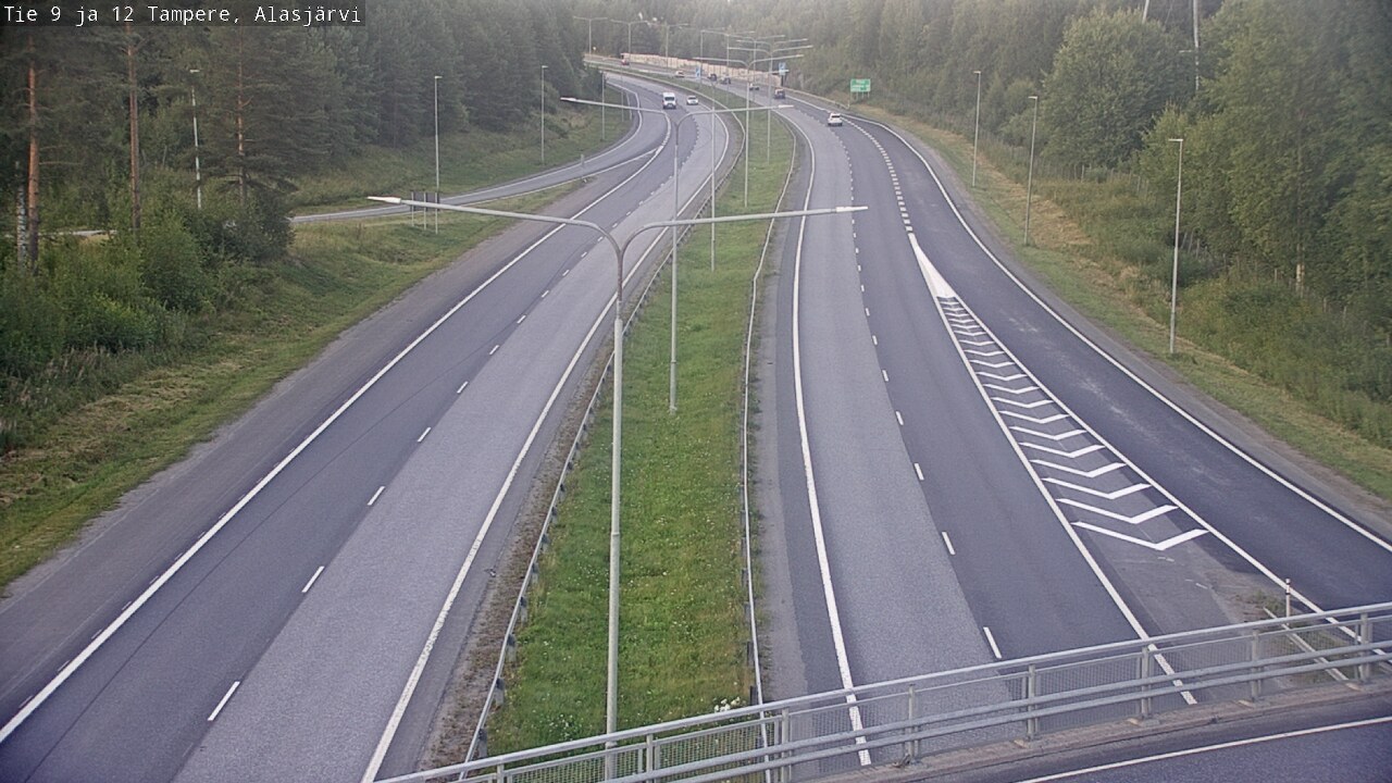Kelikamerat Kuva Tie 12 Tampere, Alasjärvi, Tampere, Pirkanmaa