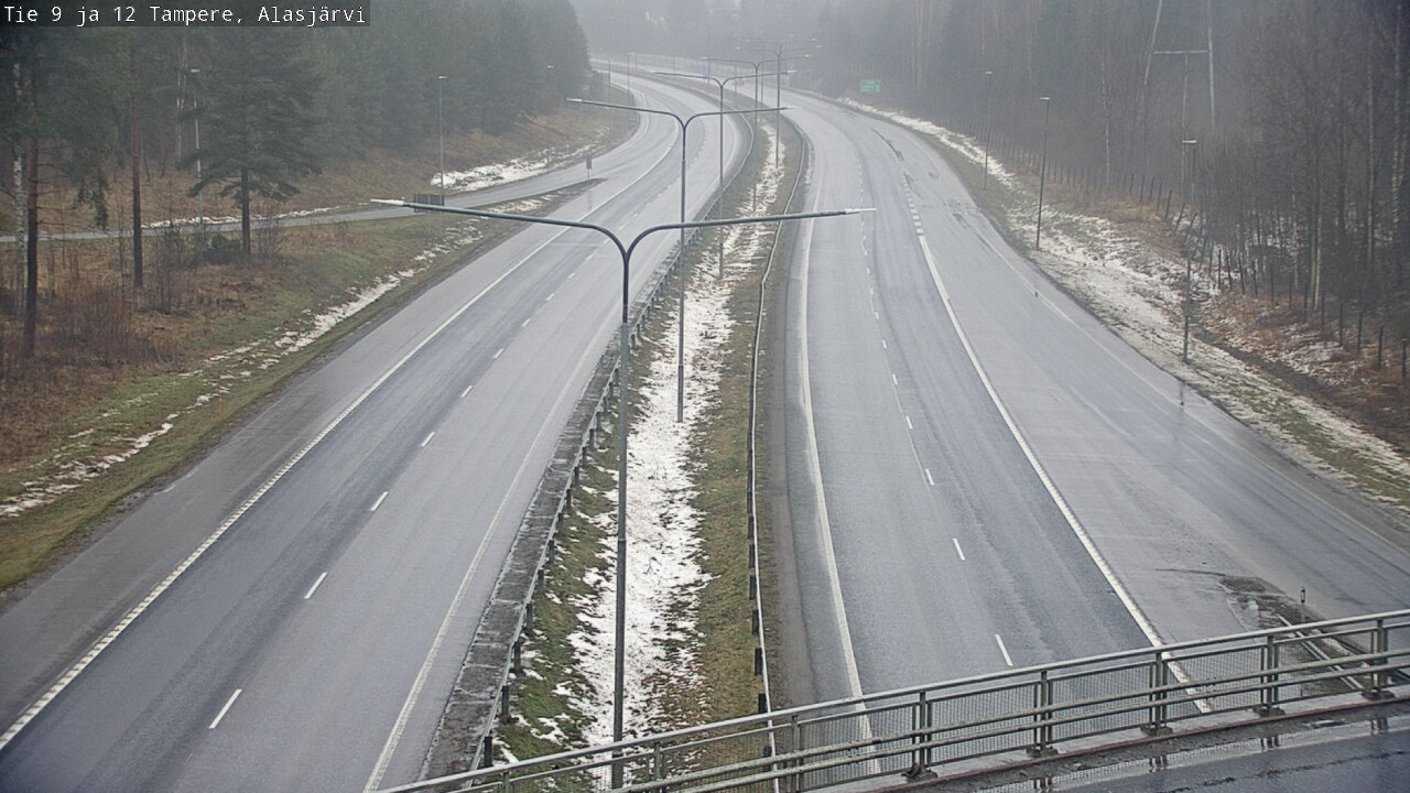 Weather Camera Image Road 12 Tampere, Alasjärvi, Tampere, Pirkanmaa