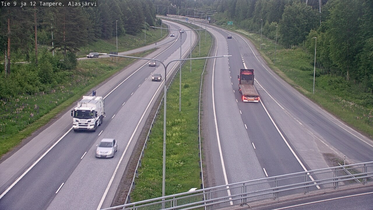 Kelikamerat Kuva Tie 12 Tampere, Alasjärvi, Tampere, Pirkanmaa