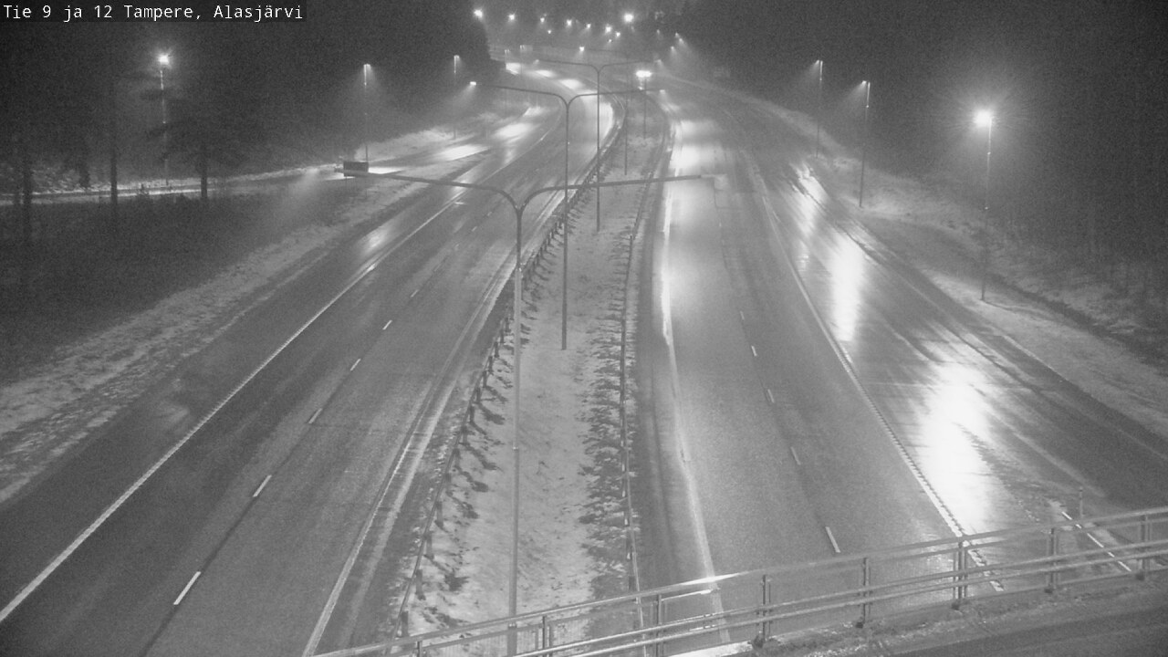 Weather Camera Image Väg 12 Tammerfors, Alasjärvi, Tampere, Pirkanmaa
