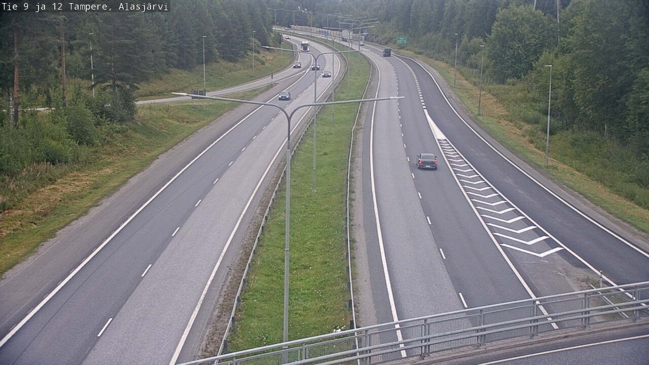 Weather Camera Image Road 12 Tampere, Alasjärvi, Tampere, Pirkanmaa