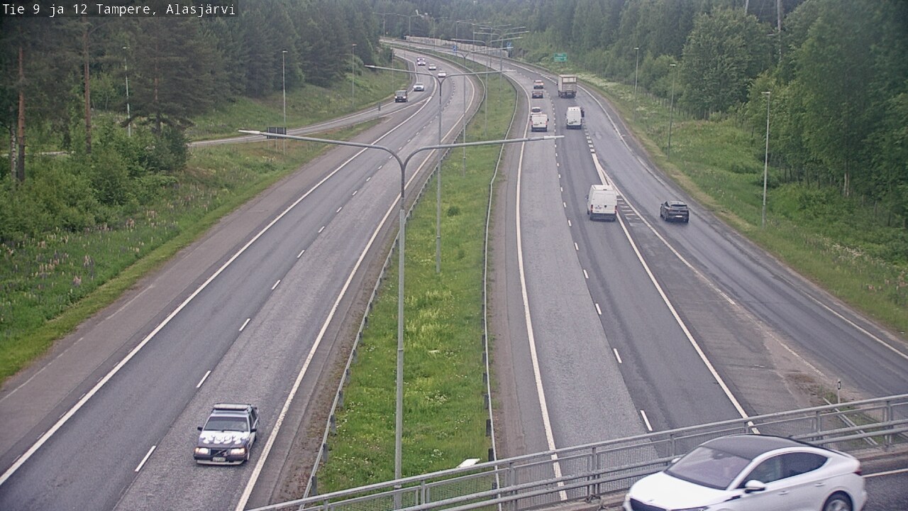 Weather Camera Image Road 12 Tampere, Alasjärvi, Tampere, Pirkanmaa