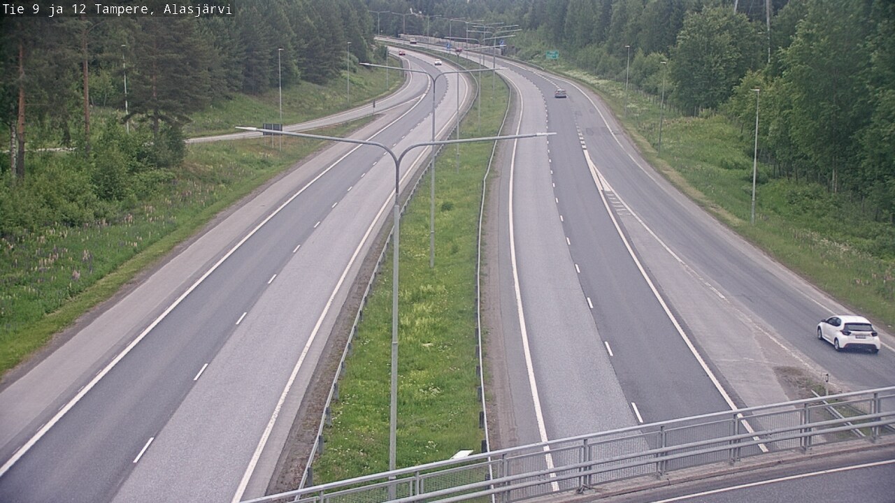 Weather Camera Image Väg 12 Tammerfors, Alasjärvi, Tampere, Pirkanmaa