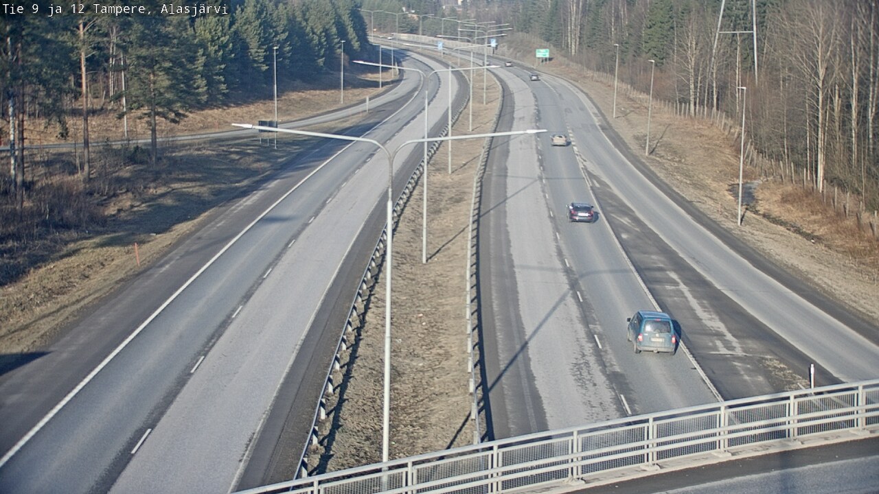 Weather Camera Image Road 12 Tampere, Alasjärvi, Tampere, Pirkanmaa