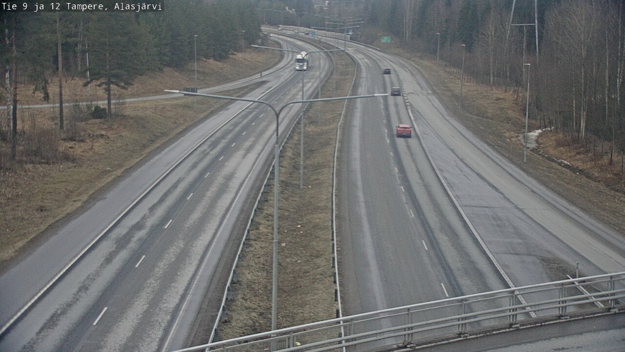 Weather Camera Image Road 12 Tampere, Alasjärvi, Tampere, Pirkanmaa